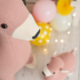 Deer Maxi Plush Toy Cotton Wood Pink 5