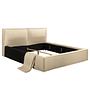 KINX Upholstered Bed Cover Flat Weave Sand 180 x 200cm 2
