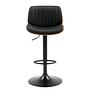 Bar stool Bercoli faux leather black 1