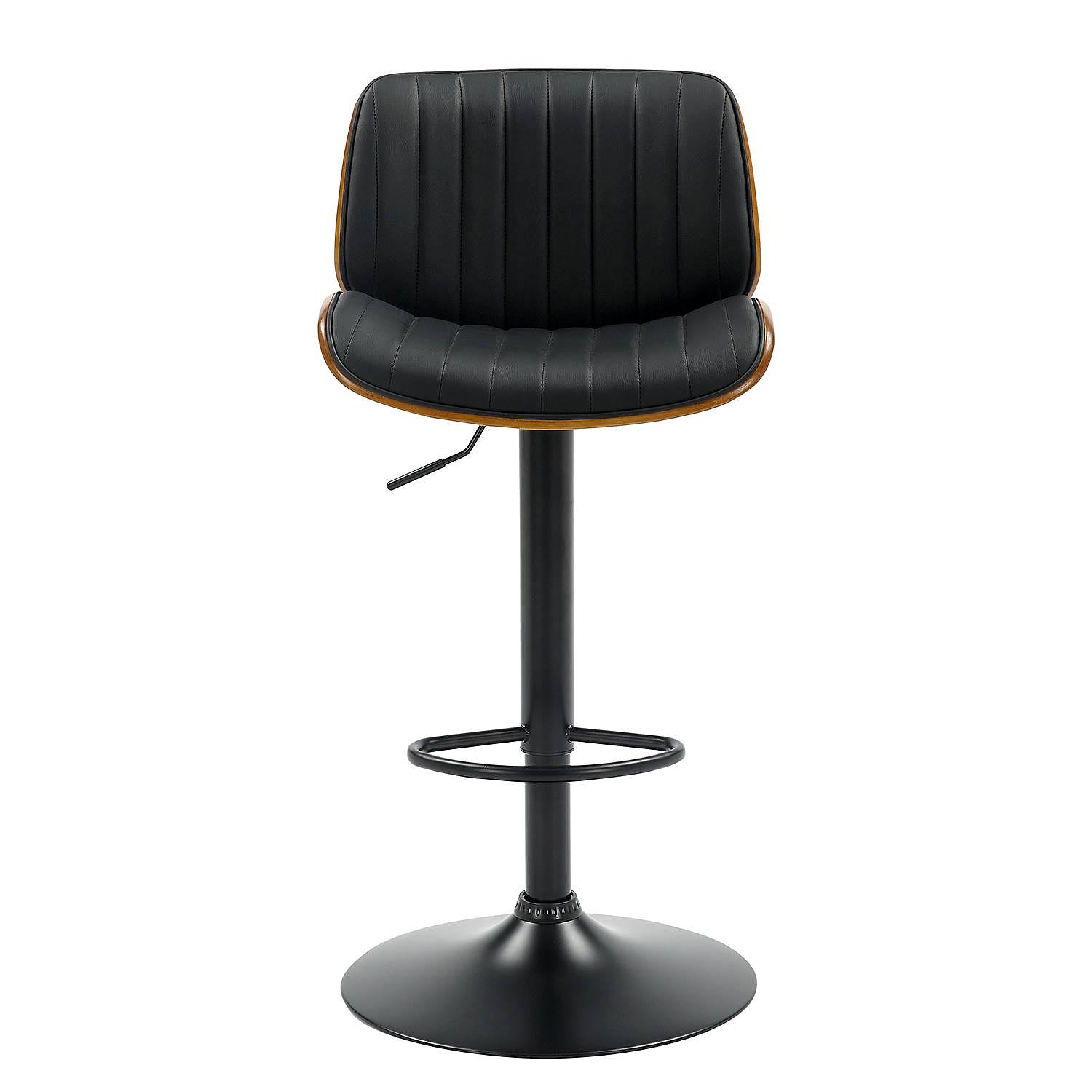 Bar stool Bercoli faux leather black 1