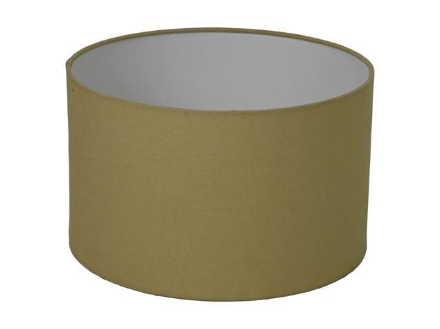 Runder Lampenschirm Baumwolle Beige 0