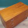 Vintage chest of drawers teak brown 1990s 6