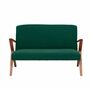 Retrostar Sofa New Life Buche Nussbaumoptik Opalgrün 2