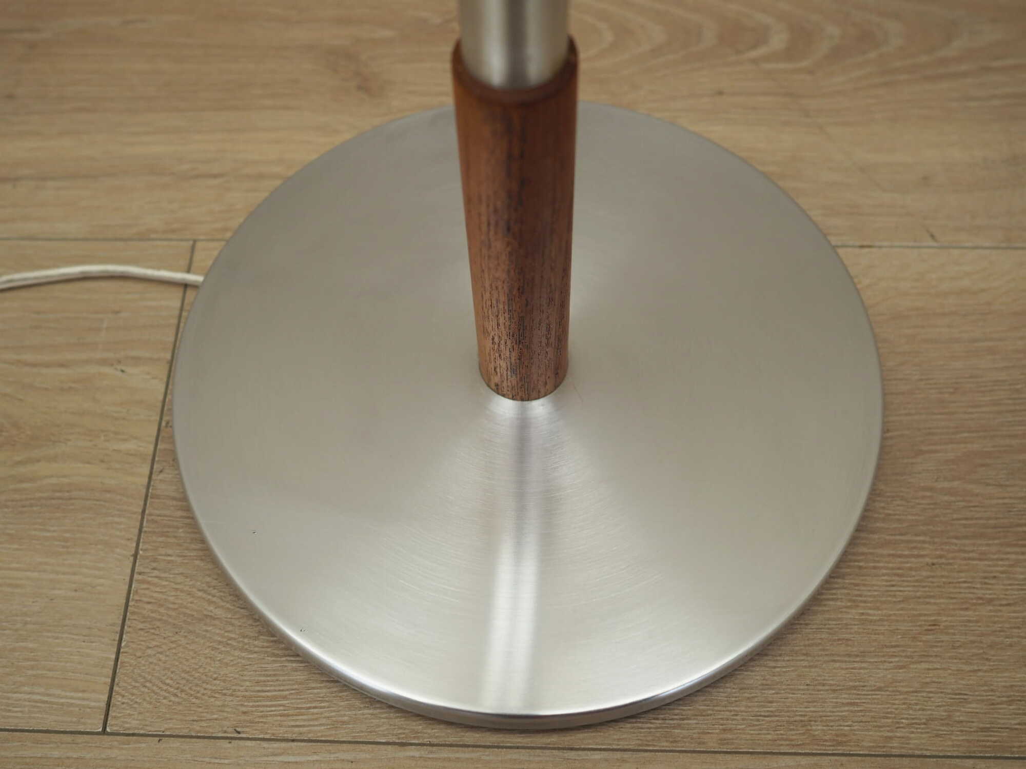 Vintage floor lamp metal plastic beige 1970s 7
