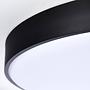 Slimline LED-Deckenleuchte Eisen Kunststoff Schwarz 3