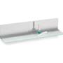 Nexio Glasablage Edelstahl Glas 0