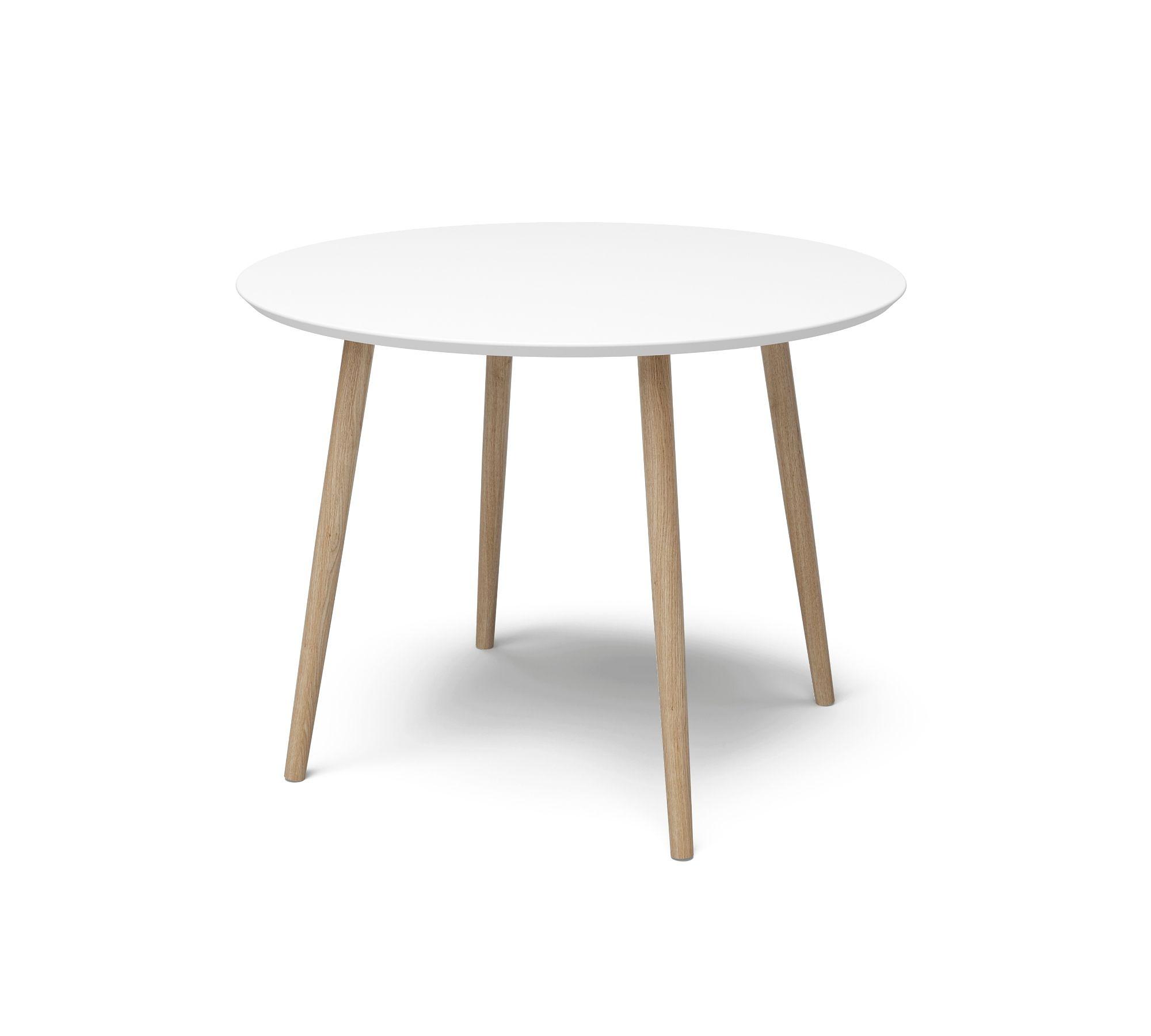 Allie Dining table Soap Oak White Ø 100cm 0