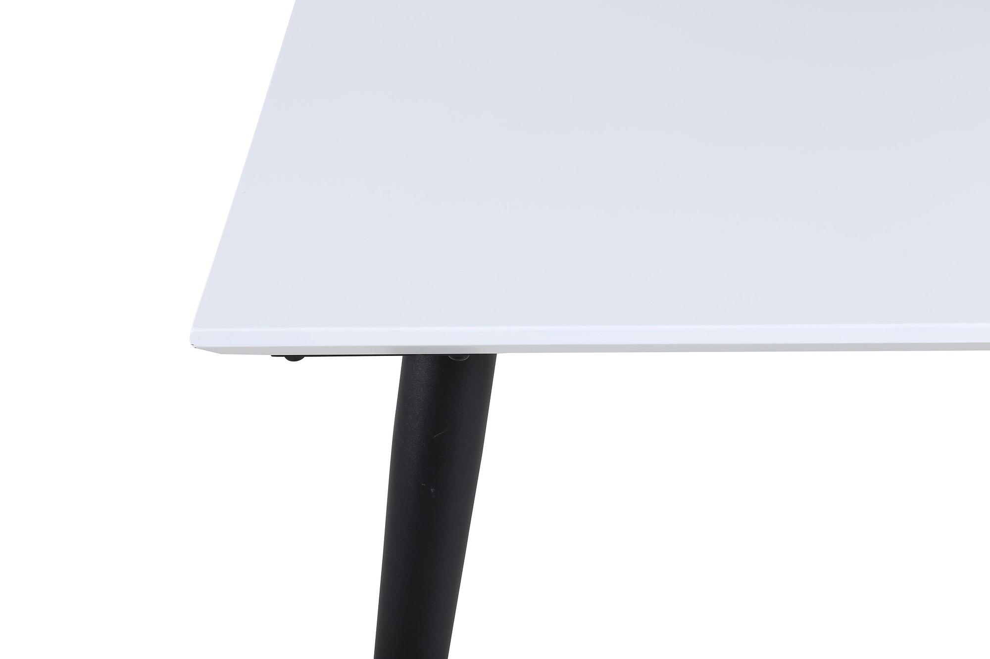 Jimmy Dining table Black White HPL 150x76cm 3