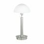 Tischlampe 1-flammig Metall Glas 0