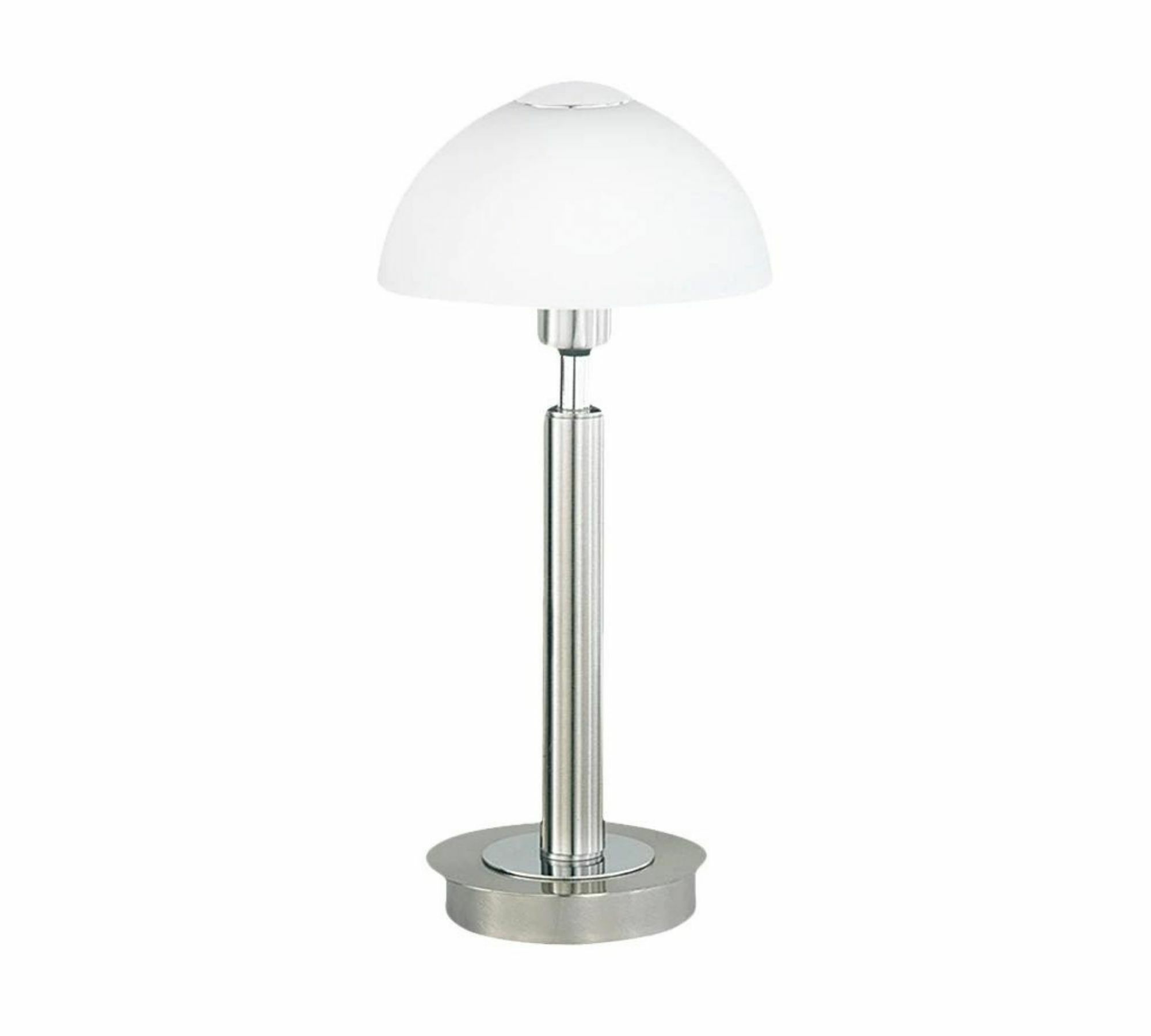 Tischlampe 1-flammig Metall Glas 0