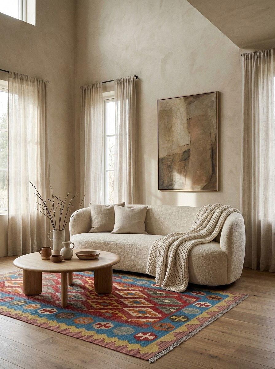 Kelim Gashgai Wolle Mehrfarbig 1