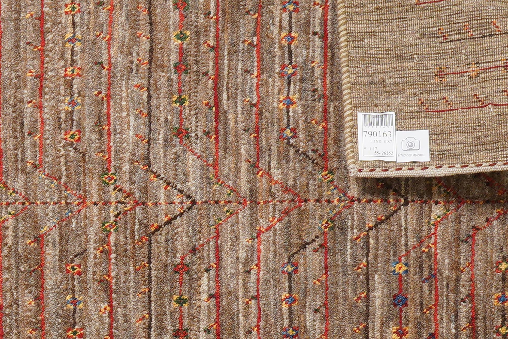 Rizbaf Gabbeh Rug Wool Brown 4