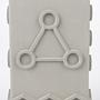 Graphic Vase Beton Grau 2