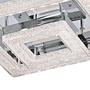 LED Ceiling Light Fradelo III 1-Light Crystal Glass Steel 3