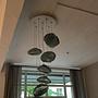 Modell 73.8 Pendelleuchte Glas Metall 1