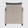 Outdoor Loungesessel Polyrattan Beige 6