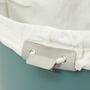 Premium Wäschekorb aus 100% Recyceltem Leder Eukalyptus 3