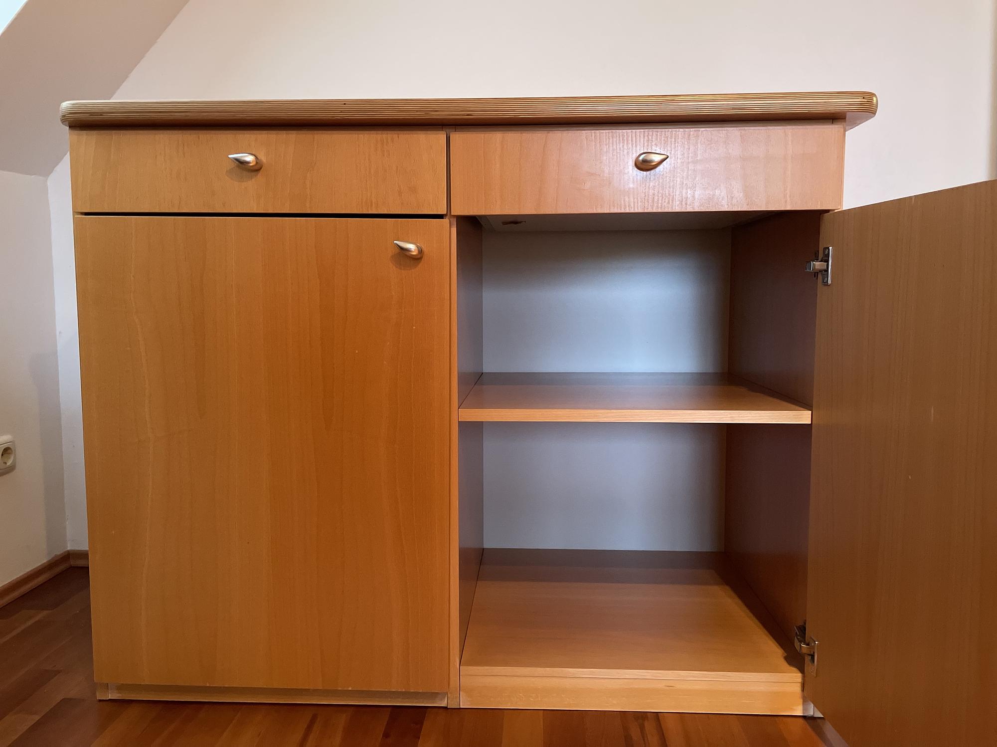 Chest of drawers wood brown 3