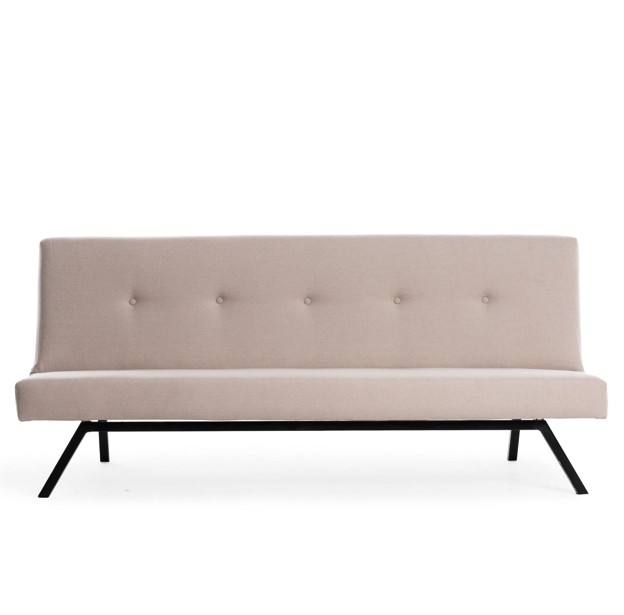 Zola Schlafsofa 3-Sitzer Creme 0