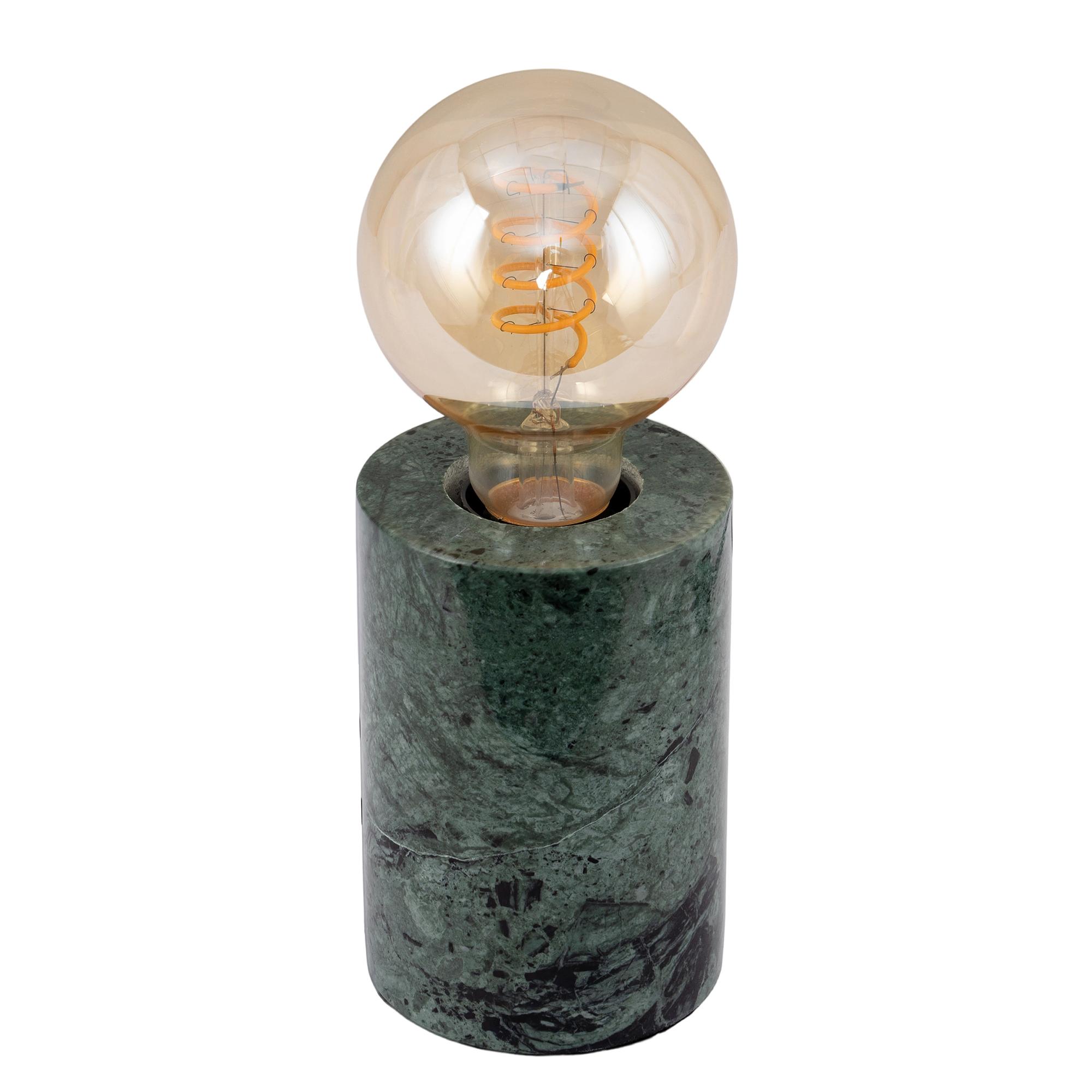 Frigid Tischleuchte 1-flammig Marmor Dunkelgrün 4