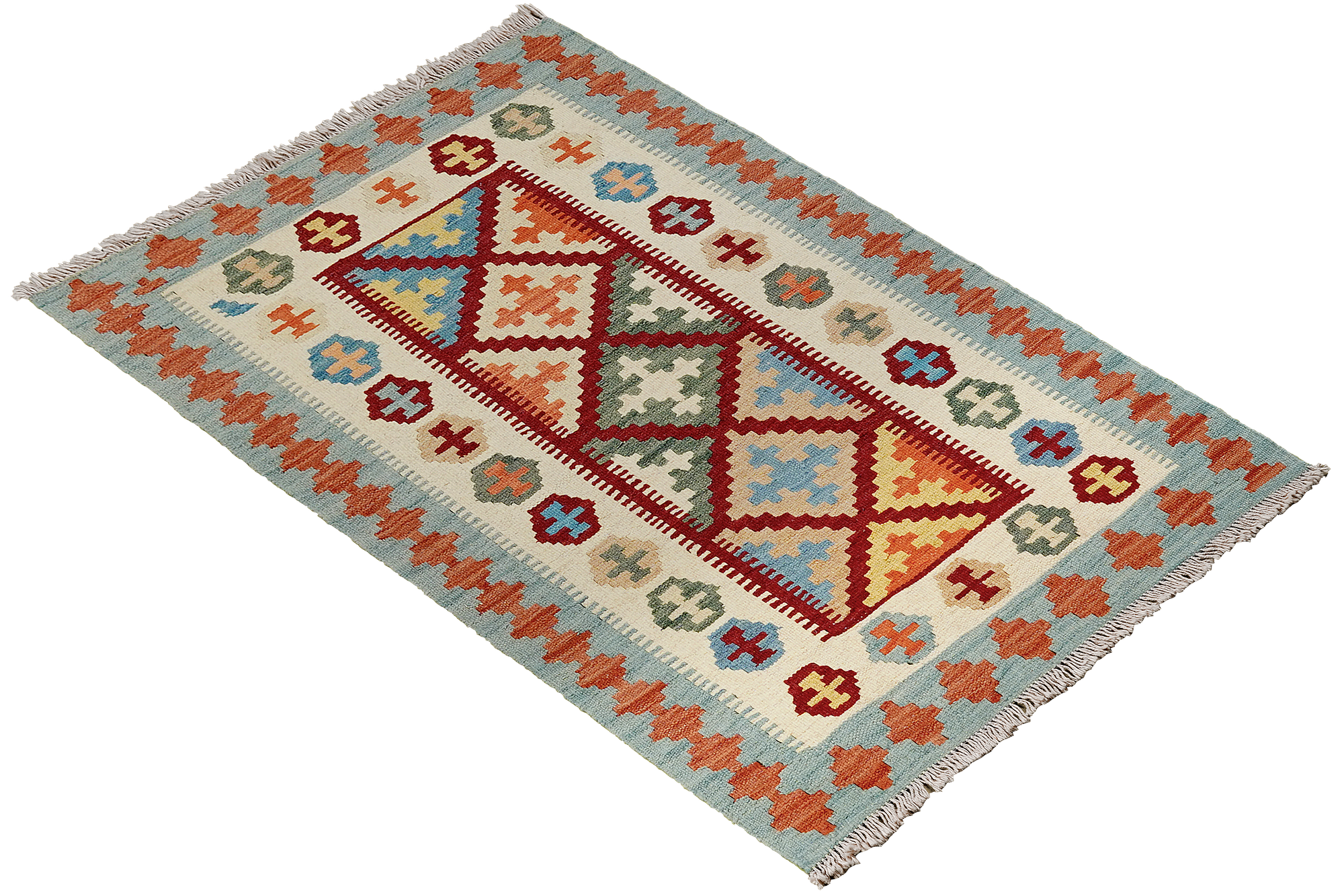 Kilim Gashgai Teppich Mehrfarbig 2