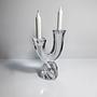Vintage candle holder crystal France 1960s 0