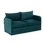 Saga Sofa Bed 2-seater Petrol Green 5