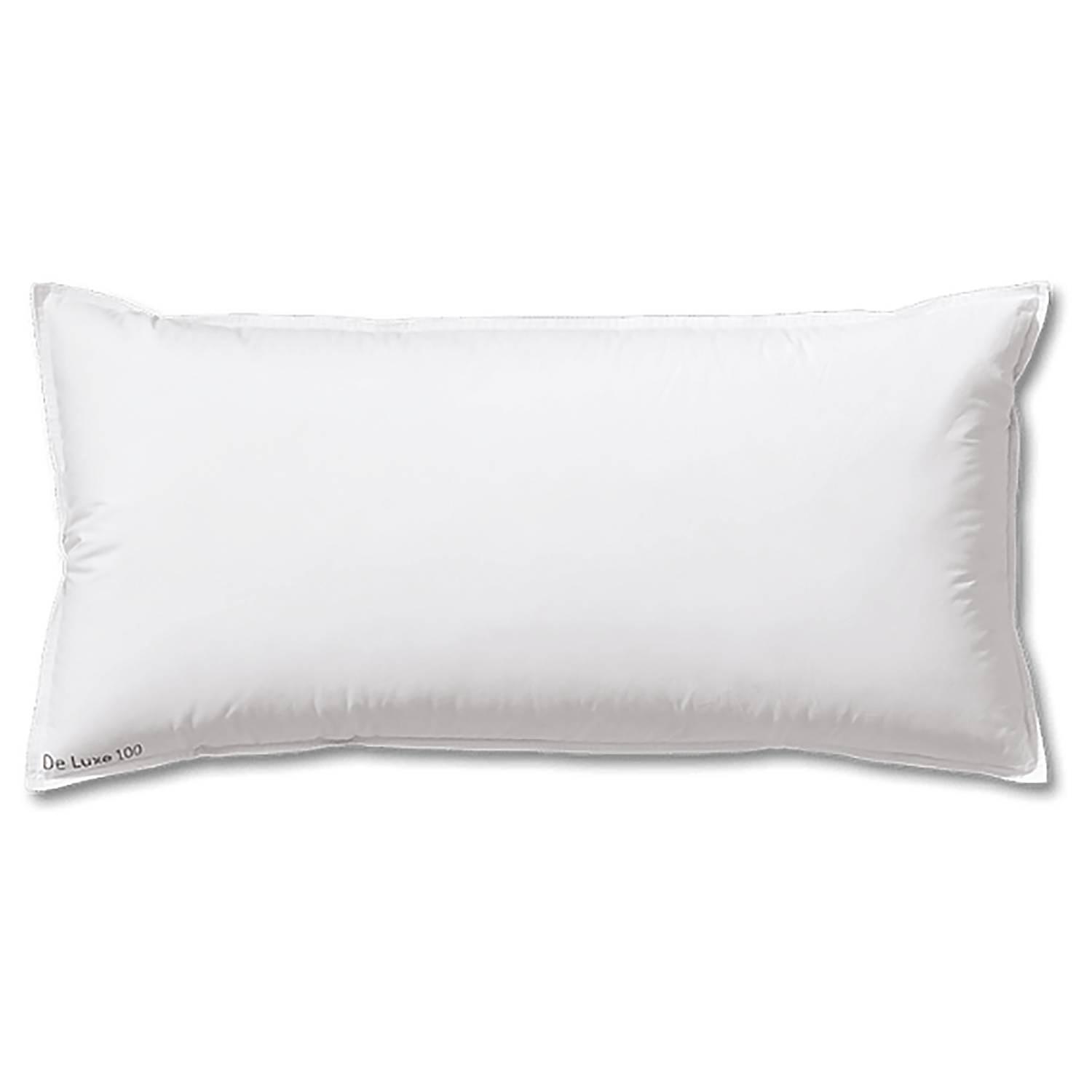 Daunenkissen DeLuxe 100% Daunen Baumwolle 50 x 75 cm 0