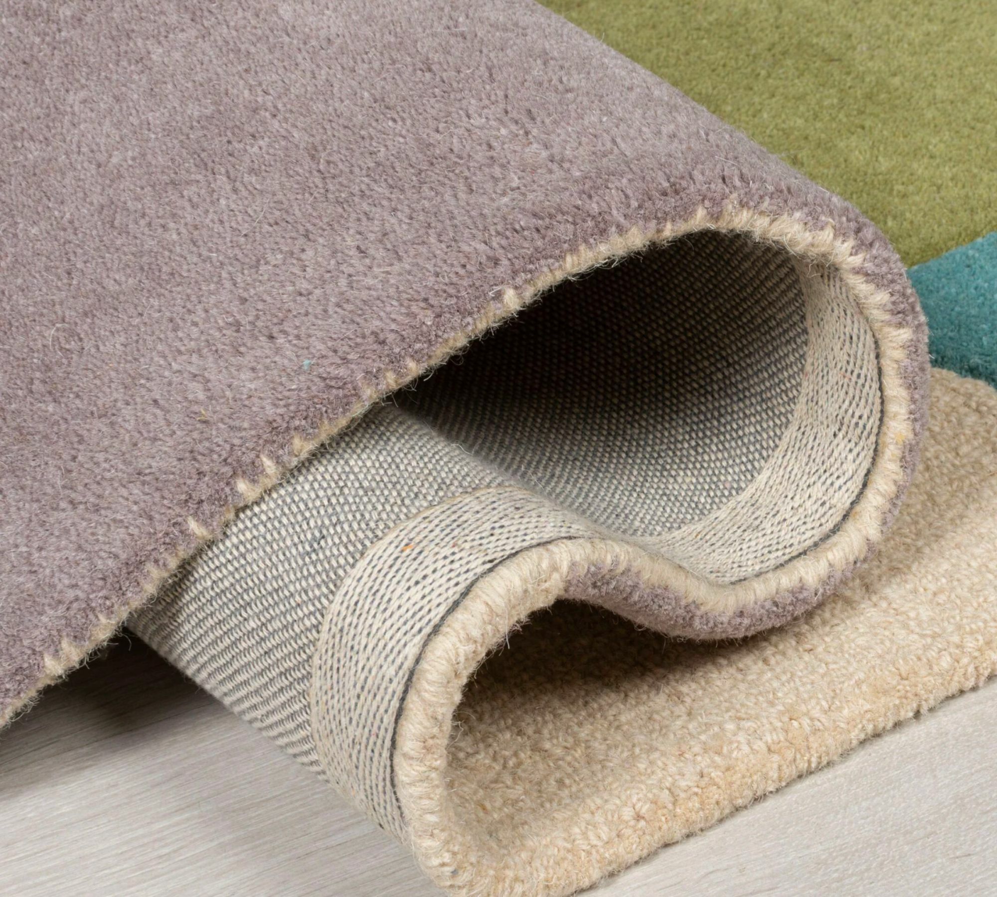 Wollteppich Mehrfarbig 120 cm x 170 cm 1