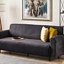 Noya Sofa Sitzer Chenille Anthrazit 1