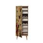 Filinta Schuhschrank Holzfurnier Sonoma Eichebraun 6