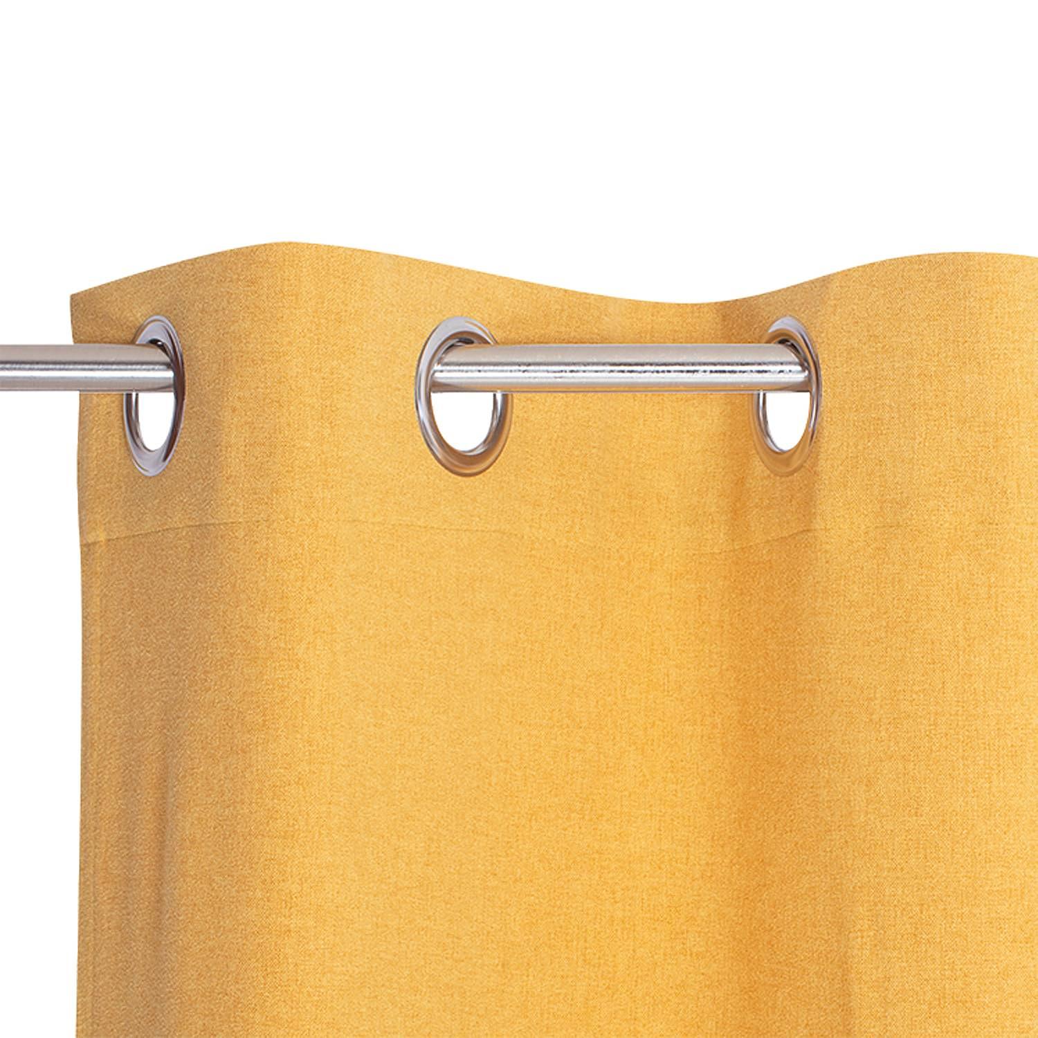 Ösenschal Harp Polyester Senfgelb 2