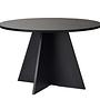 Virella Dining table wood black Ø120 cm 3