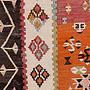 Vintage Kilim Teppich Wolle Mehrfarbig 1
