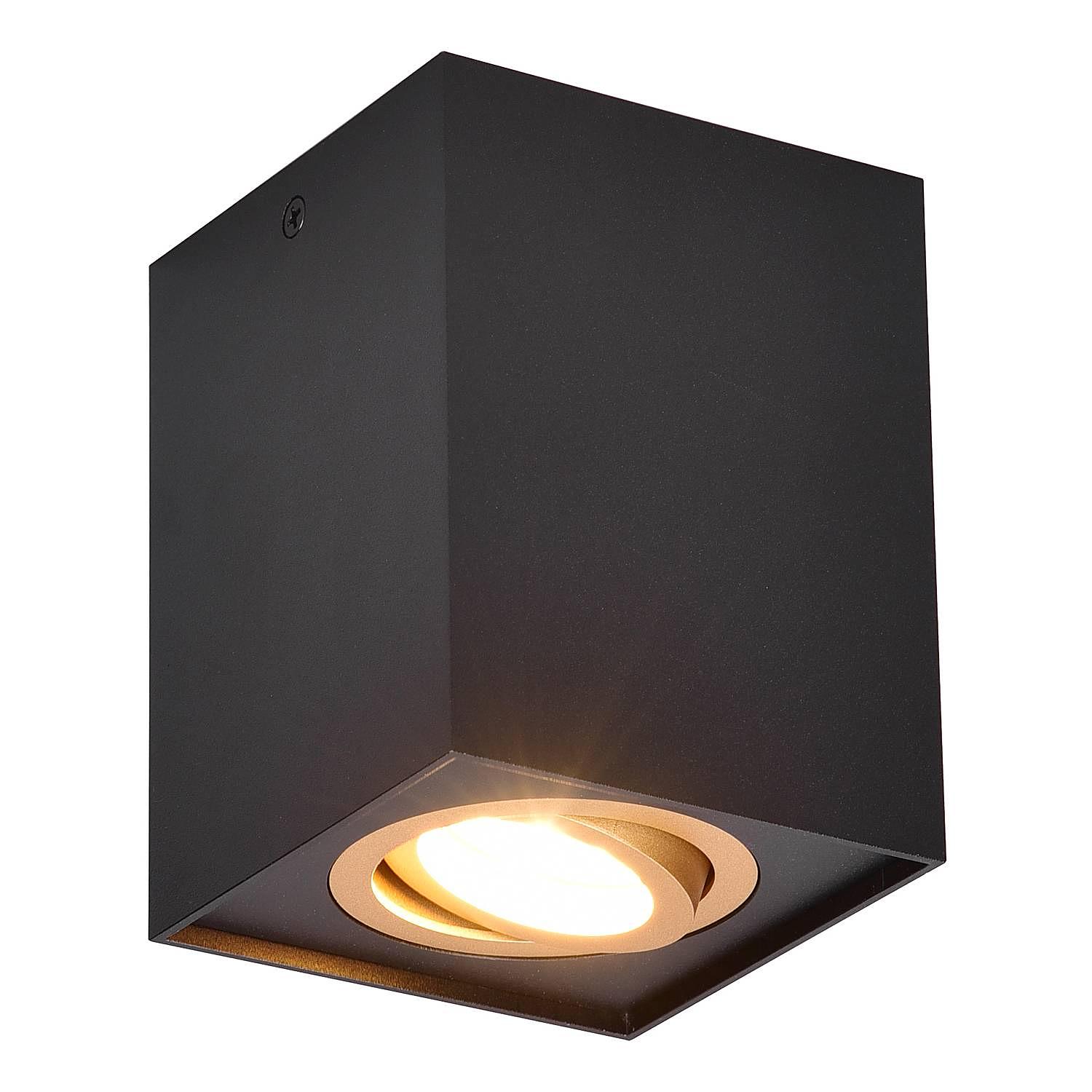 Deckenleuchte Biscuit Eisen 1-flammig Schwarz 0