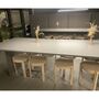 Dining table wood grey 0