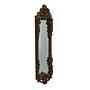 Mirror in Brown Wooden Frame 1960s 0