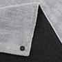 Shine Kurzflorteppich Silber 65 x 135 cm 4