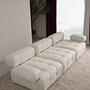 Doblo Modular Sofa 3-Seater Cream Bouclé 4
