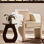 Walsa Black Finish Mango Holz Beistelltisch
 3