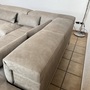 Sofa, Hocker & Pouf Leder Edelstahl Grau 3