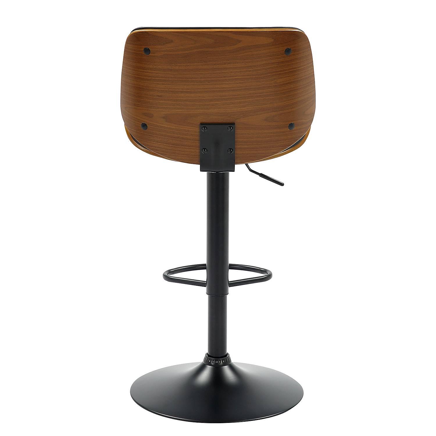 Bar stool Bercoli faux leather black 3