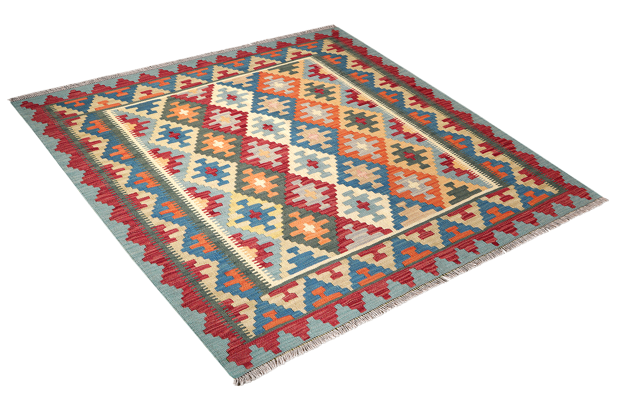 Kelim Gashgai Wool Multicolored 2