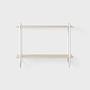 Wall shelf frame Nature White 2