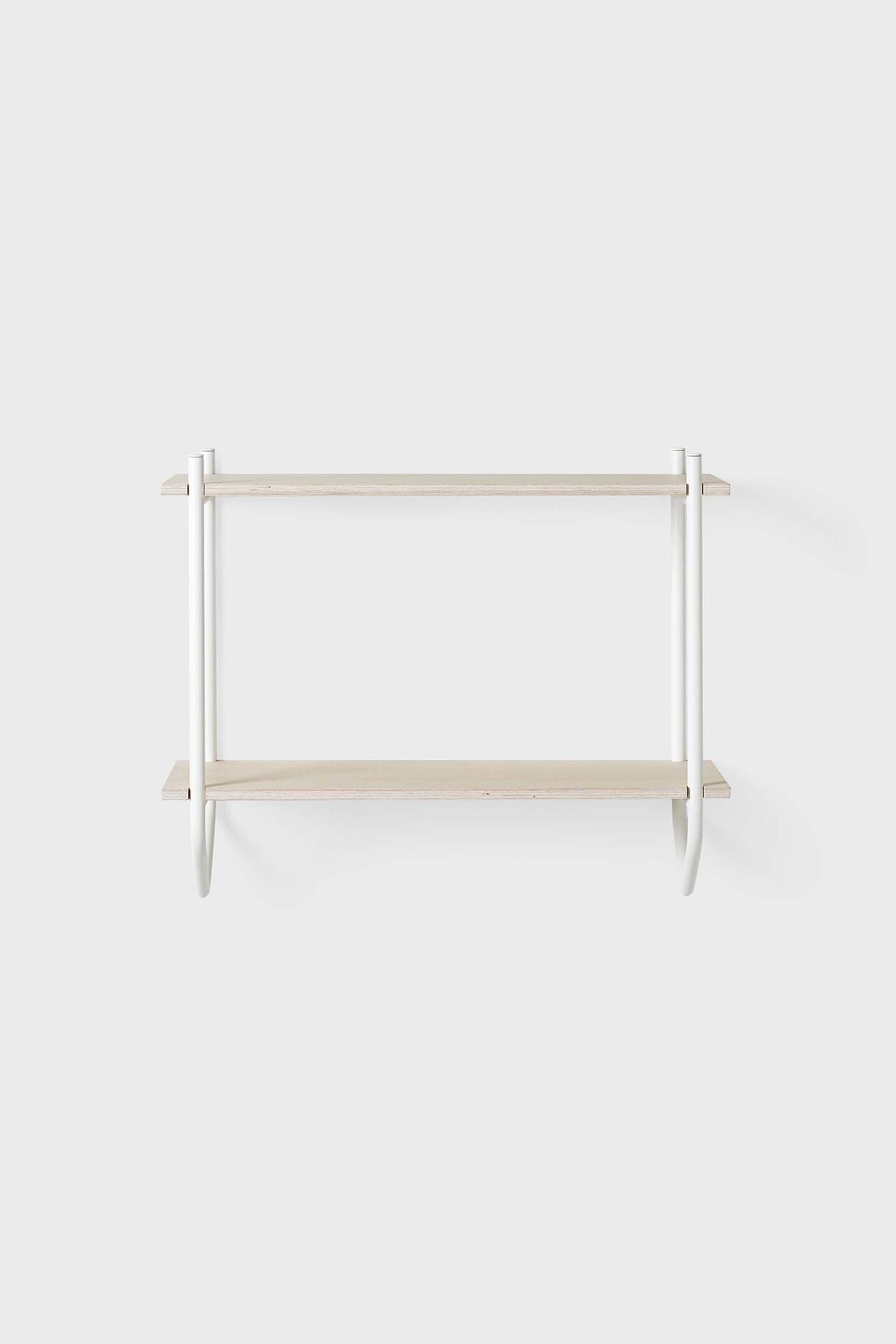 Wall shelf frame Nature White 2