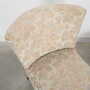 2x Vintage Armchairs Beech wood Textile Beige 1970s 3