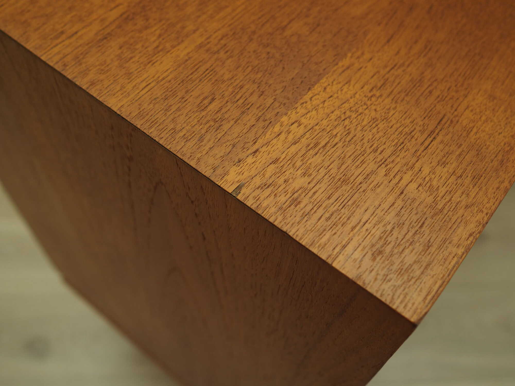 Vintage Sideboard Teak Wood Brown 1960s 9