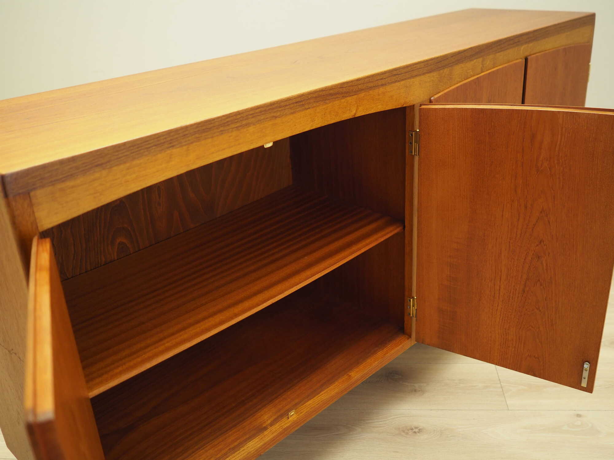 Vintage Sideboard Teakholz Braun 1960er Jahre 9