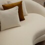 Modernes Sofa 3-Sitzer Bouclé Creme 2