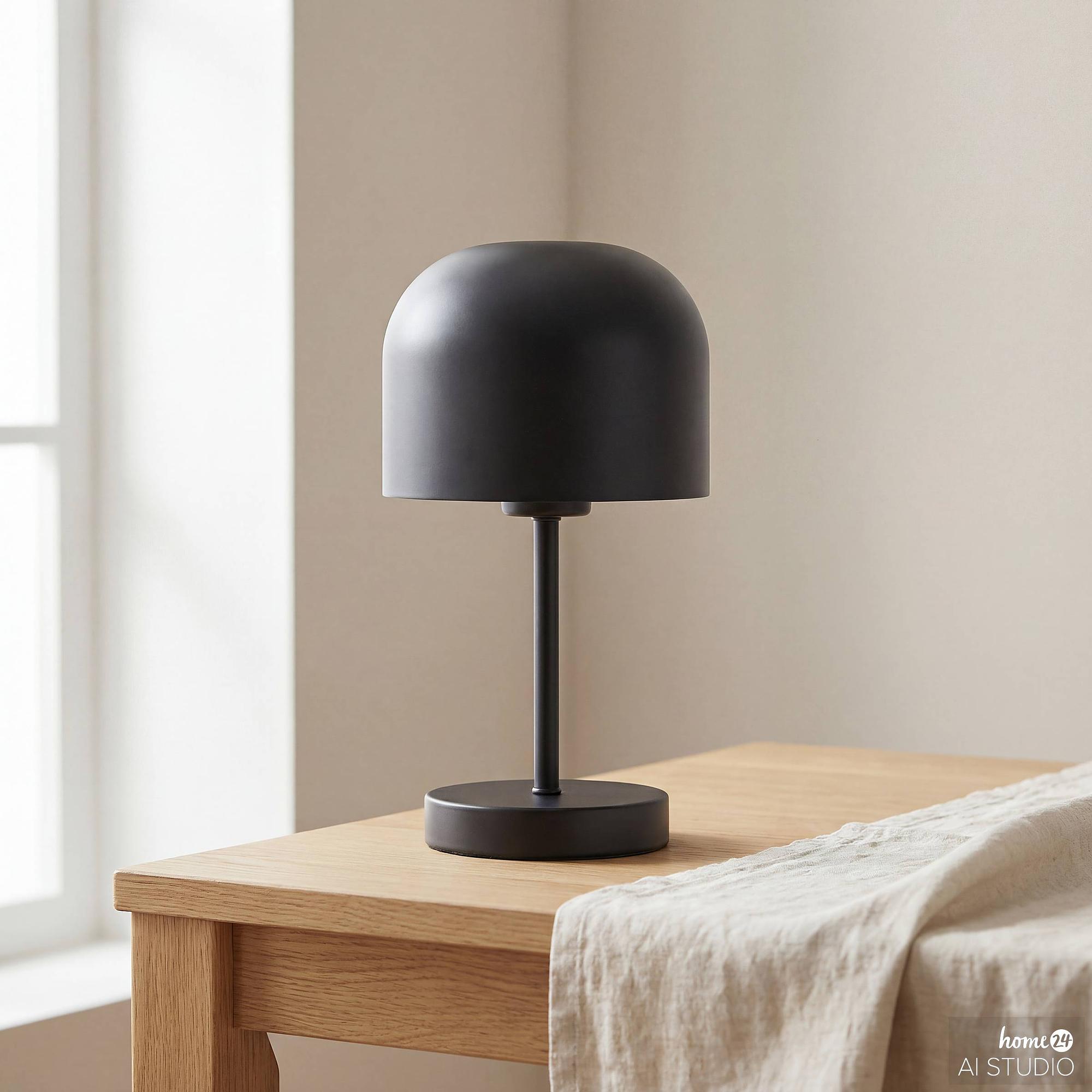 Brev Rechargeable Table Lamp Dimmable Black 3